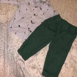 ⚡️2 for $14⚡️ Long sleeve button up and pants